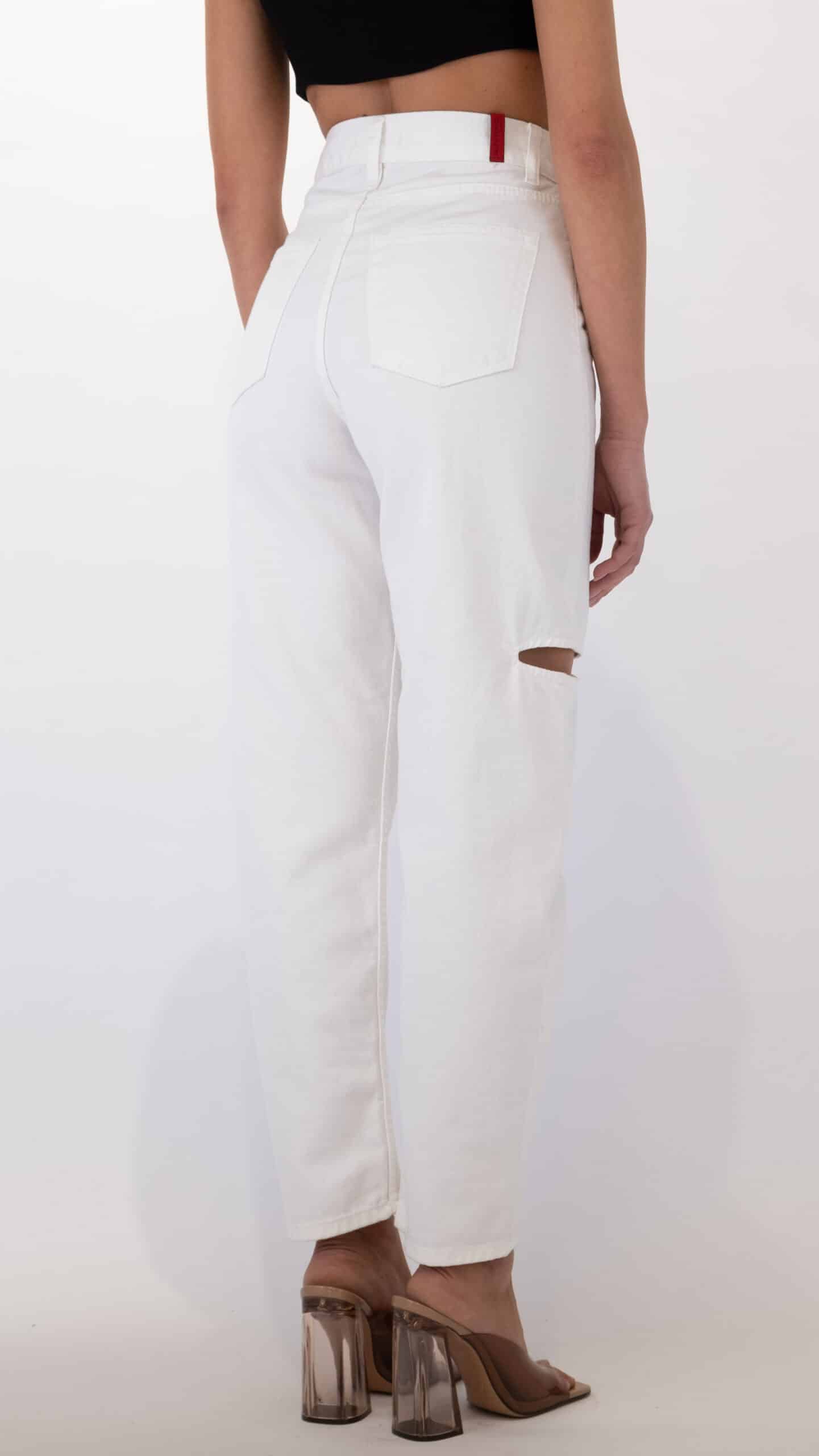 Melissa Ripped Off White b
