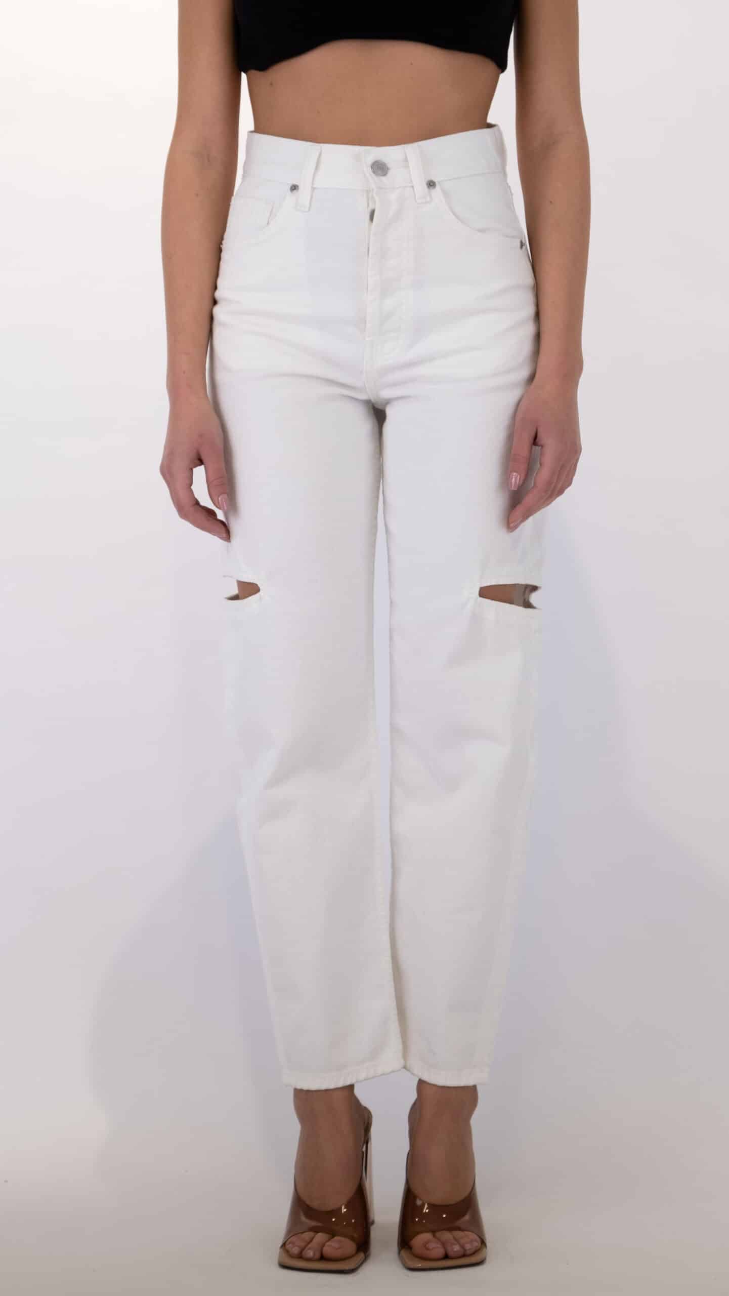 Melissa Ripped Off White f