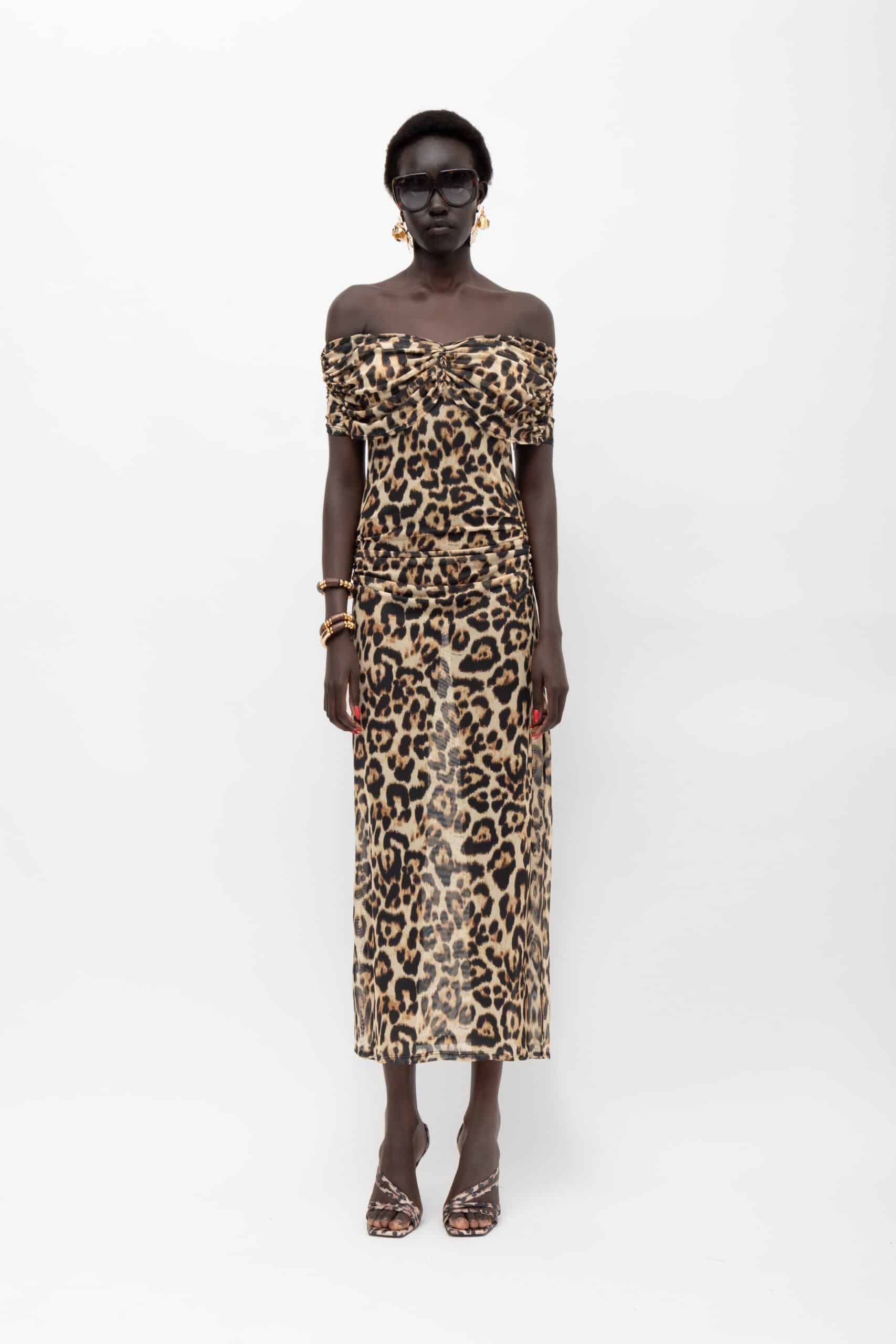 AKILA LEOPARD DRESS