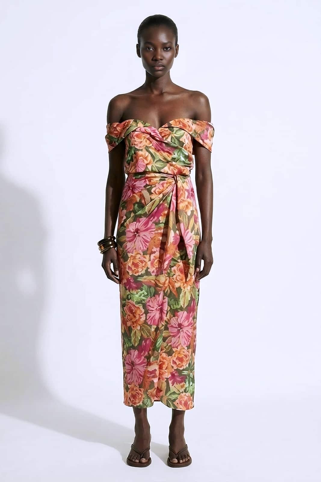 Club Colada Floral Dress Mallory The Label 1