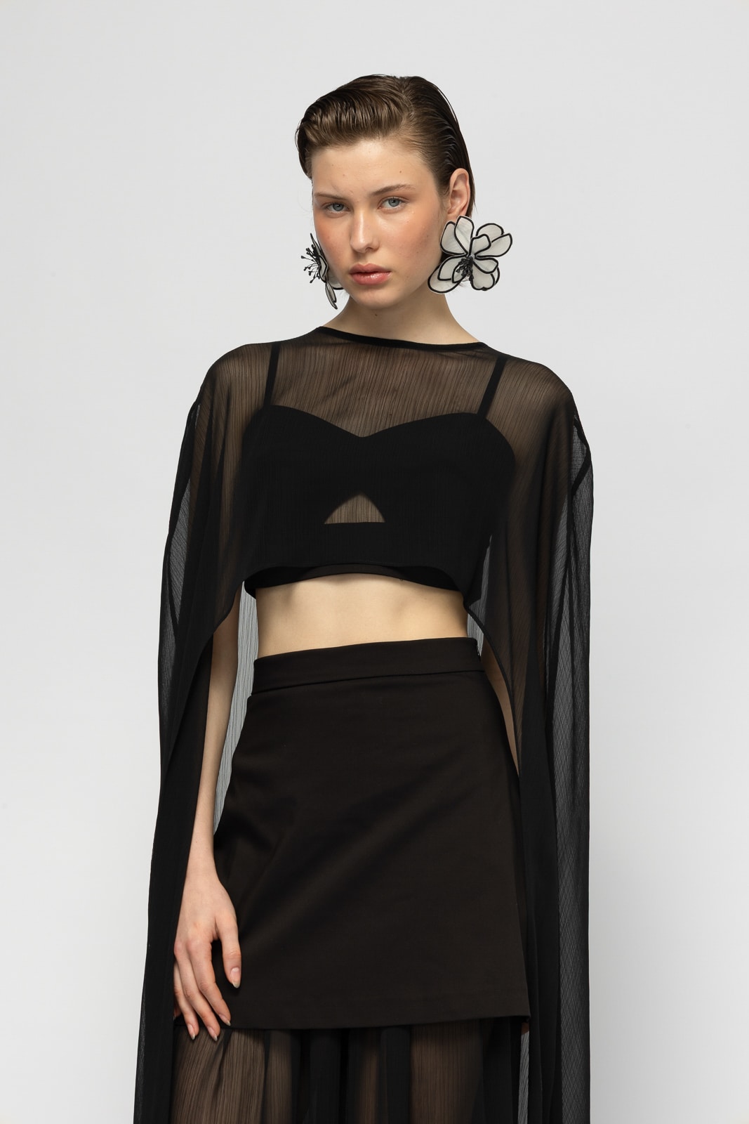 Panthea Black Cape Mallory The Label 2 2