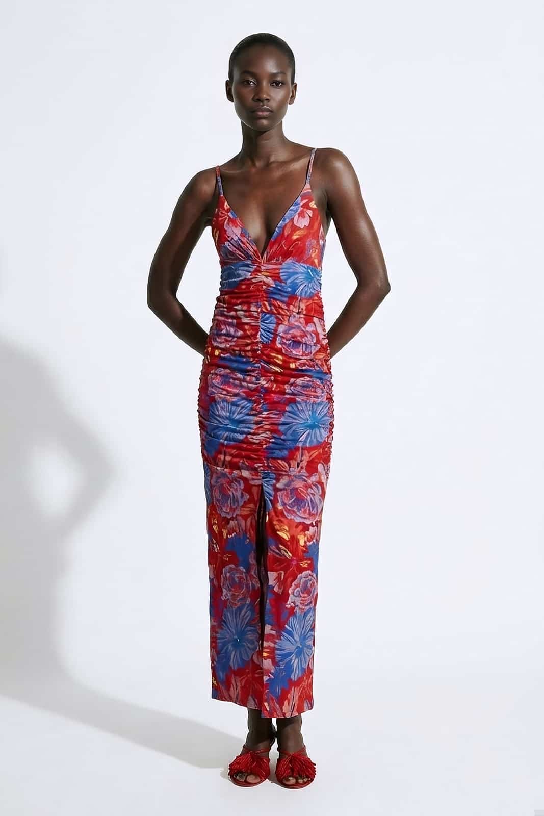 Golden Hour Floral Dress Mallory The Label 1