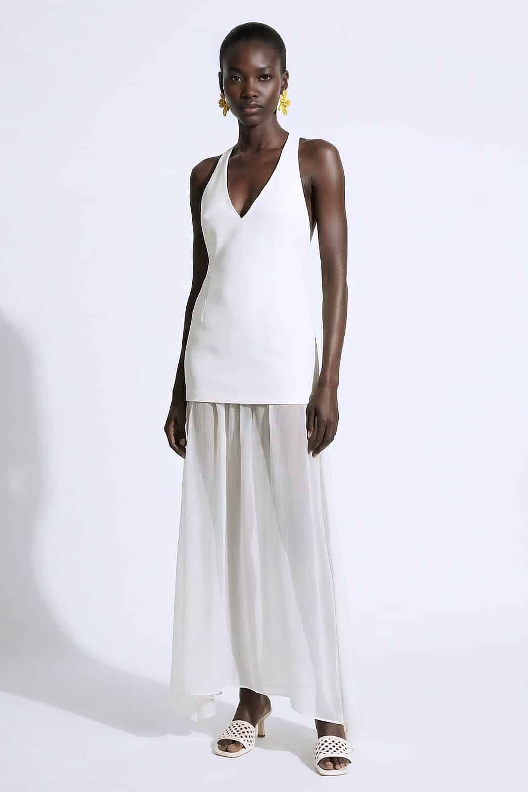 Nectara White Dress Mallory The Label 2