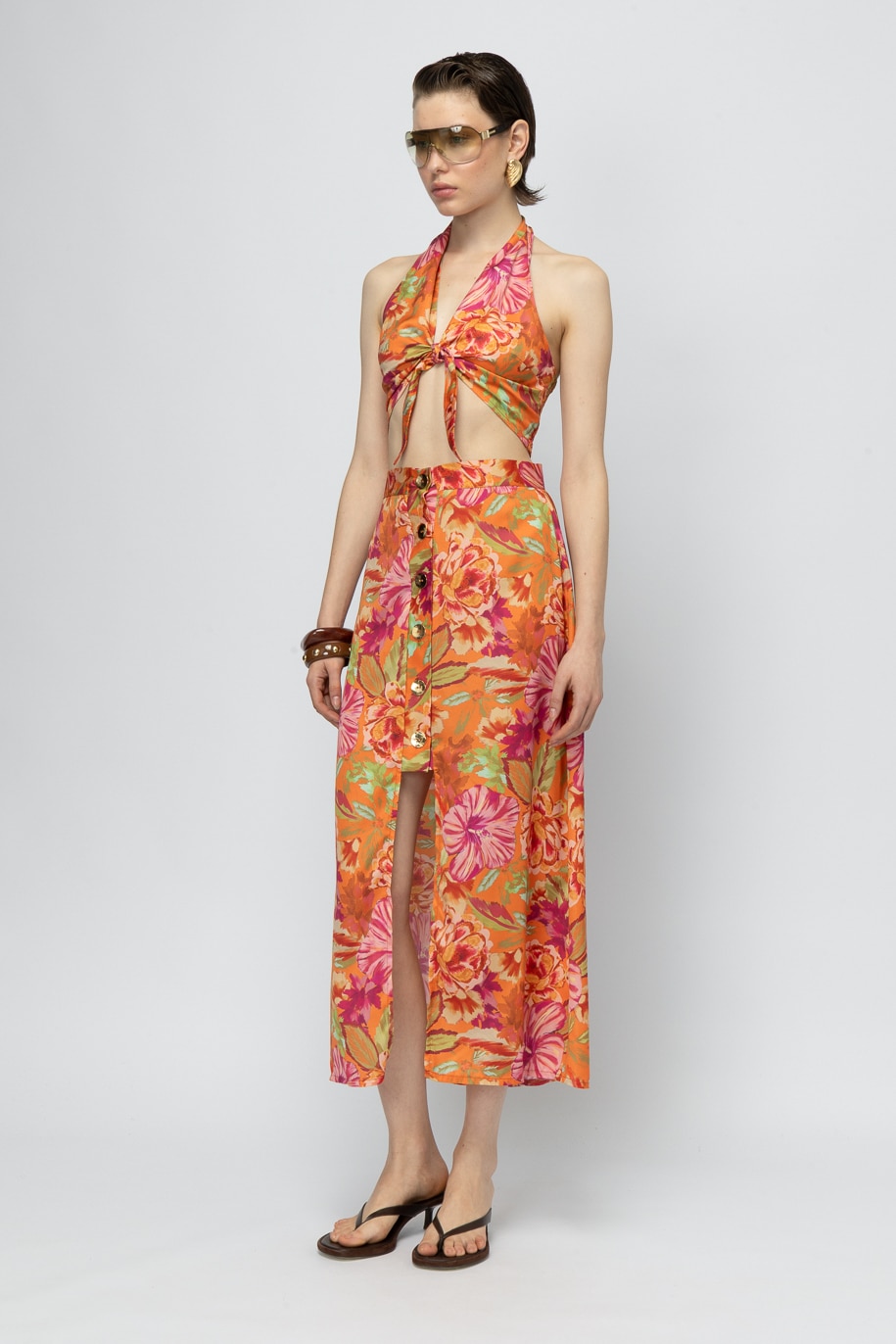 Salt Kiss Floral Top Mallory The Label 1
