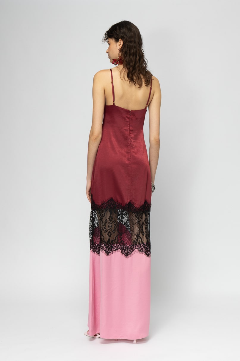 Savai Bordeaux Dress Mallory The Label 4 2