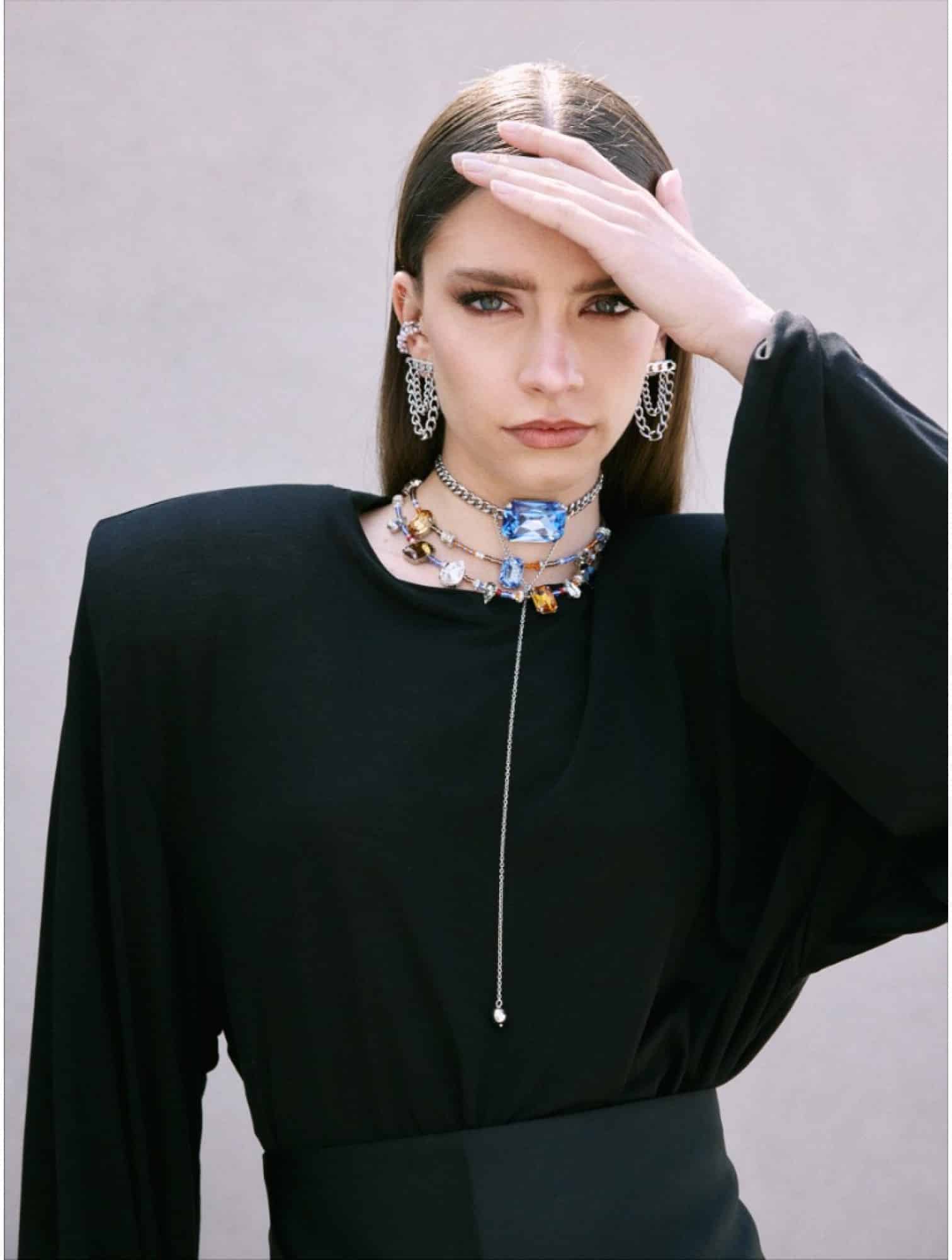 KALEIDO Aria Necklace Επάργυρο Κολιέ από Ανοξείδωτο Ατσάλι 1 1512x2000h