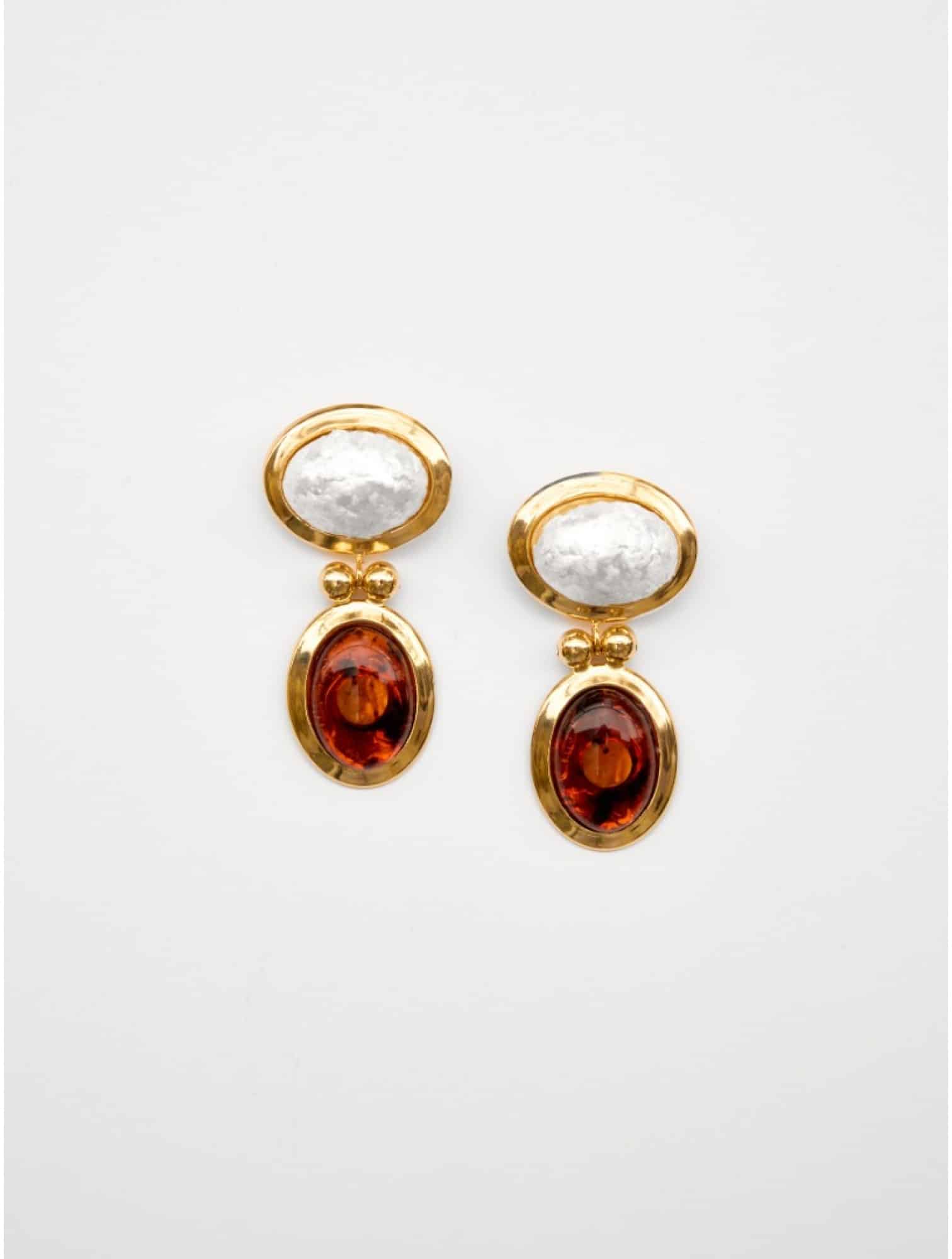 KALEIDO Revive Earrings Επιχρυσωμένα Σκουλαρίκια από Ορείχαλκο 1 1512x2000h